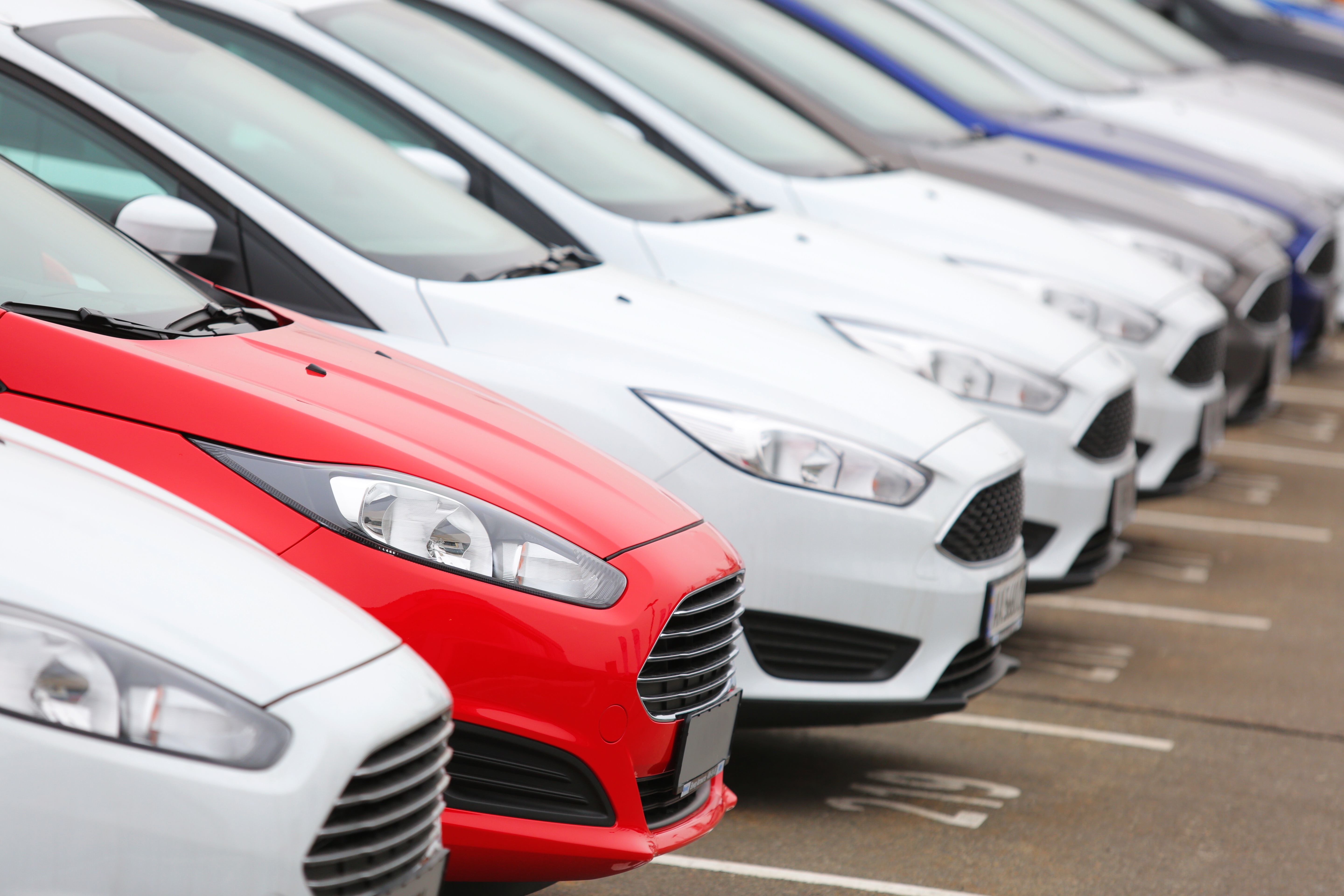 Cars In The Parking Lot